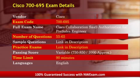 Cisco 700-695 Certification: Study Tips and Questions to Help You Pass