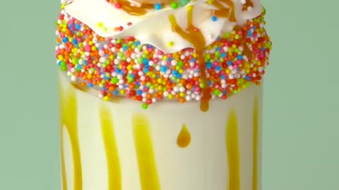 Lovely Cupcake Milkshake Decorating Ideas #shorts