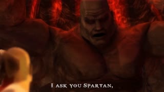 God of War - Kratos Punishes ATLAS TITAN