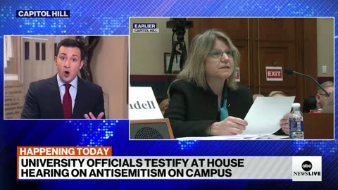 University officials testify at House hearing on antisemitism