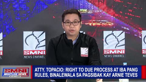 Atty. Topacio: Right to due process at iba pang rules, binalewala sa pagsibak kay Arnie Teves