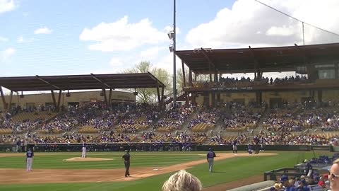 Cubs vs Dodgers Spring Training Game