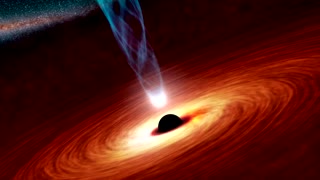 Scientists spot light echo from behind a black hole