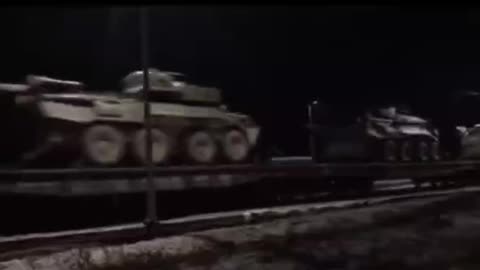 Train carrying most of an amour oriented BTG in Russia, Dec 6