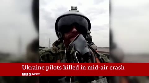 Ukraine war fighter ace two other pilots killed in mid air crash BBC news