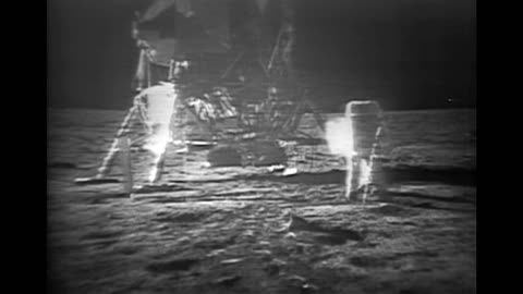 Apollo 11 Moonwalk Montage - A Historic Lunar Journey Unveiled