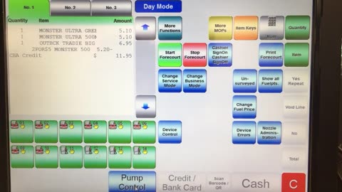 Changing Prices on Fuel Price Board - Fuel Station & Retail Store