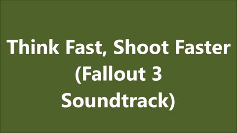 Gaming | Think Fast, Shoot Faster Looped - Fallout 3 (2008)