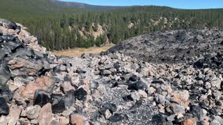 Central Oregon – Newberry Volcanic National Monument – Big Obsidian Flow Trail – FULL