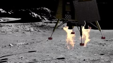 handrayaan 3 Landing, Vikrarn Lander The Lunar Landing #shorts #space #chandrayaan3 #isro #earth