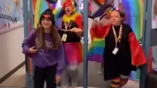 Pride celebration at Canadian school