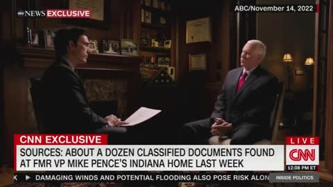 FLASHBACK: Pence says "there would be no reason" to take classified docs from the White House.