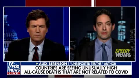 Tucker Carlson interviews Alex Berenson on increased death rates in the UK and Europe