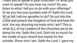 TO ALL LEADERS OF THE CHURCHES