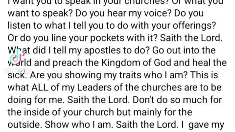 TO ALL LEADERS OF THE CHURCHES