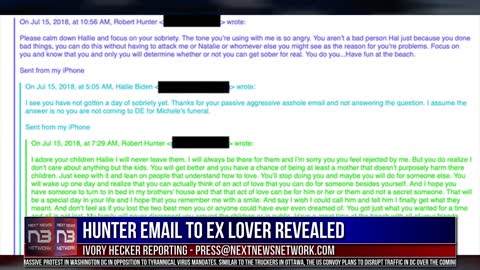 Hunter Email To Ex Lover Revealed, 'You Need To Get Tested'