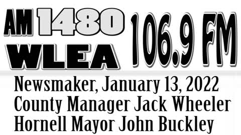 Wlea Newsmaker, January 13, 2022, Jack Wheeler, John Buckley