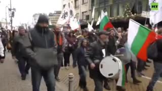 A protest against the introduction of the euro in Bulgaria was held