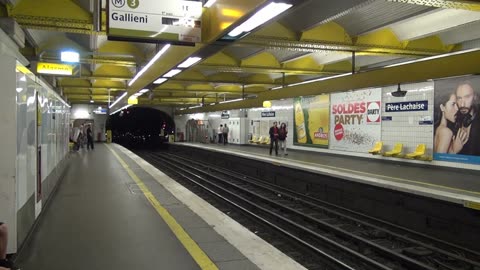 Paris Underground To Eurostar Train to the UK. 2013