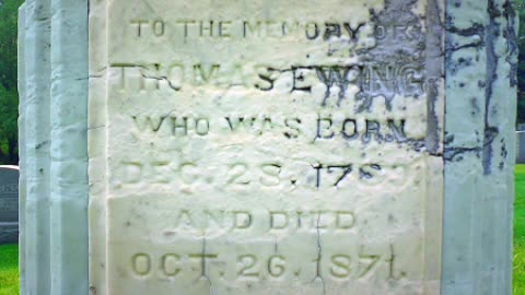 Thomas Ewing – "stainless character, great moral courage, unbending will"