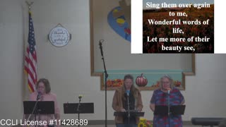 Moose Creek Baptist Church Sing “Wonderful Words of Life” During Service 10-2-2022