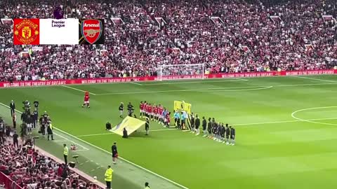 MAN UTDS ANTONY DEBUT GOAL AGAINST ARSENAL AT OLD TRAFFORD