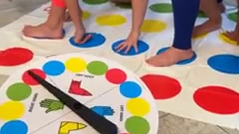 She fell playing twister