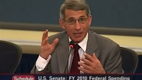 Fauci Talking About A Universal Pandemic Flu Vaccine "End Game", Dec 11, 2009