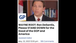The move is to Divide MAGA - don't fall for it - DeSantis is controlled opposition