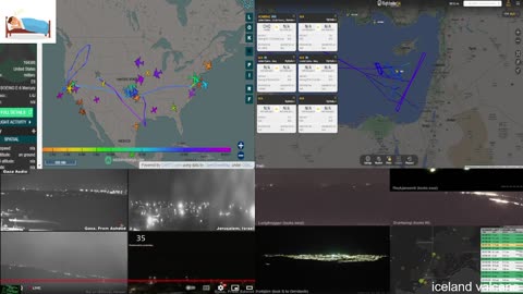 Live Cams From GAZA ISRAEL Multicams and Aircraft Tracking