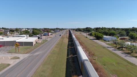 Train from above