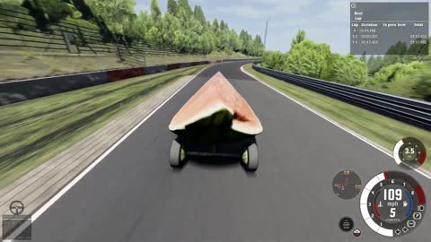 350HP Watermelon Car Nordschleife Lap Time