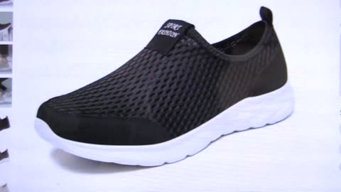 MY MISSION IS to find versatile slip-on shoes: Men's Breathable Lightweight Running Walking Shoes