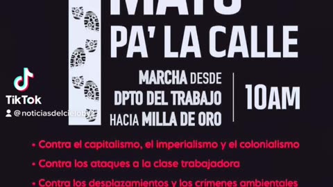 1RO MAYO MARCHA PA’LA CALLE