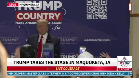 LIVE: Donald Trump Delivering Remarks in Iowa...