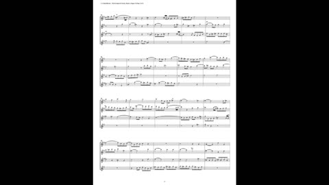 J.S. Bach - Well-Tempered Clavier: Part 2 - Fugue 13 (Flute Quartet)