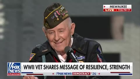 WWII vet- With Trump as president I'd re-enlist today, storm whatever beach my country needs me to