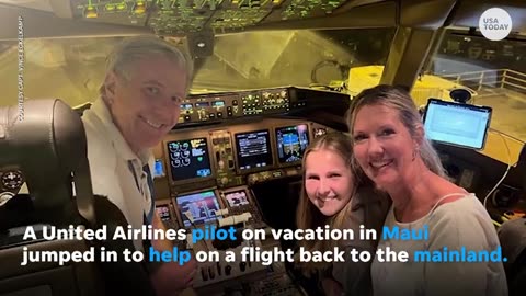 Amid Maui wildfires, a vacationing pilot volunteered to fly residents to the mainland