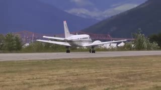 The ultimate Beechcraft, taking off and landing