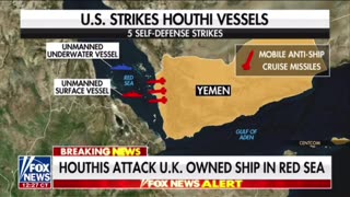 Houthis attack UK owned ship in Red Sea