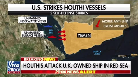 Houthis attack UK owned ship in Red Sea