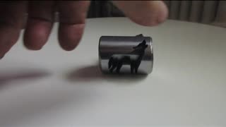 CUT WOLF ON CNC EDM WIRE MACHINE