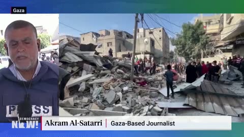 “Displacement Has Been Weaponized”_ Gaza Reporter Akram al-Satarri on Israeli Attack _ Fleeing Rafah