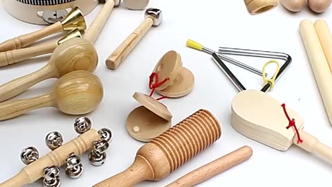 Wooden Percussion Instruments for Toddlers