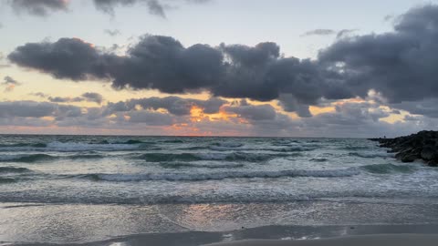 Sublime Sunrise In Miami Beach