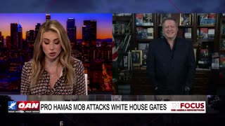 IN FOCUS: Pro-Hamas Mob Attacks White House Gates with Wayne Allyn Root – OAN