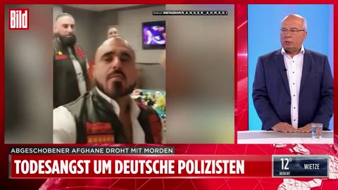 Abgeschobener Afghane droht mit Morden: Todesangst um deutsche Polizisten -2021