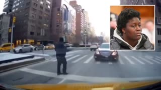 Black Women in NY Drives over Cop ! Officer Down