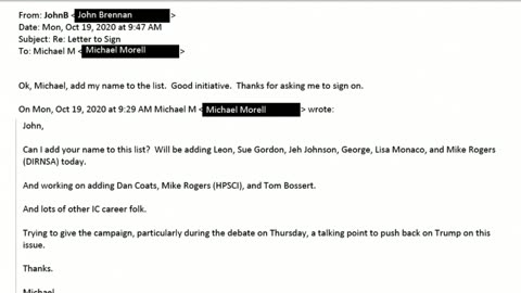 John Solomon reports on the former CIA Director’s email about the Hunter Biden laptop letter
