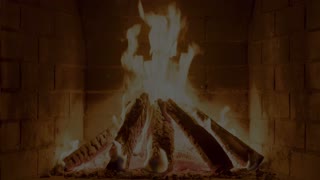 🔥 Cozy Fireplace Ambience 30 Minutes 4K Relax freely with burning logs and cracking fire!